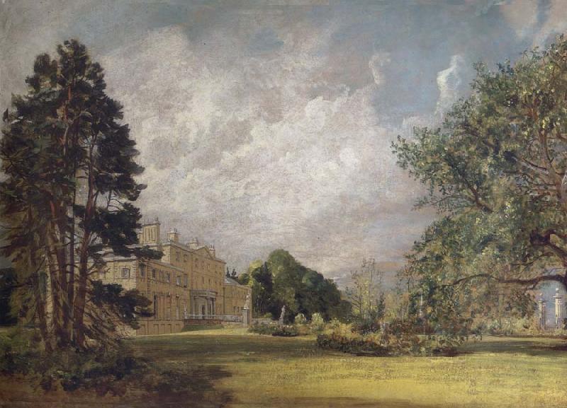 John Constable Malvern Hall:The entrance front oil painting image